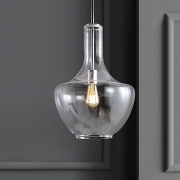 Watts Glass/Metal LED Pendant - JONATHAN Y